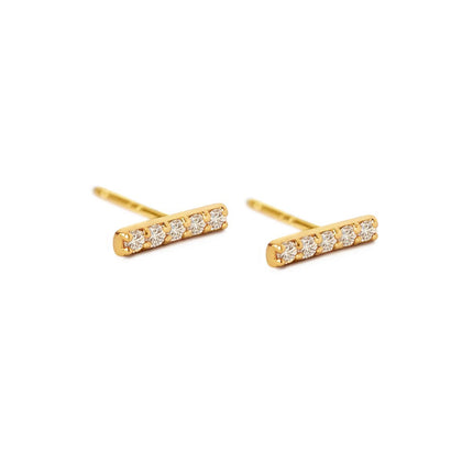 Pavé Bar Studs