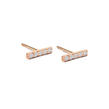 Pavé Bar Studs