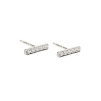 Pavé Bar Studs