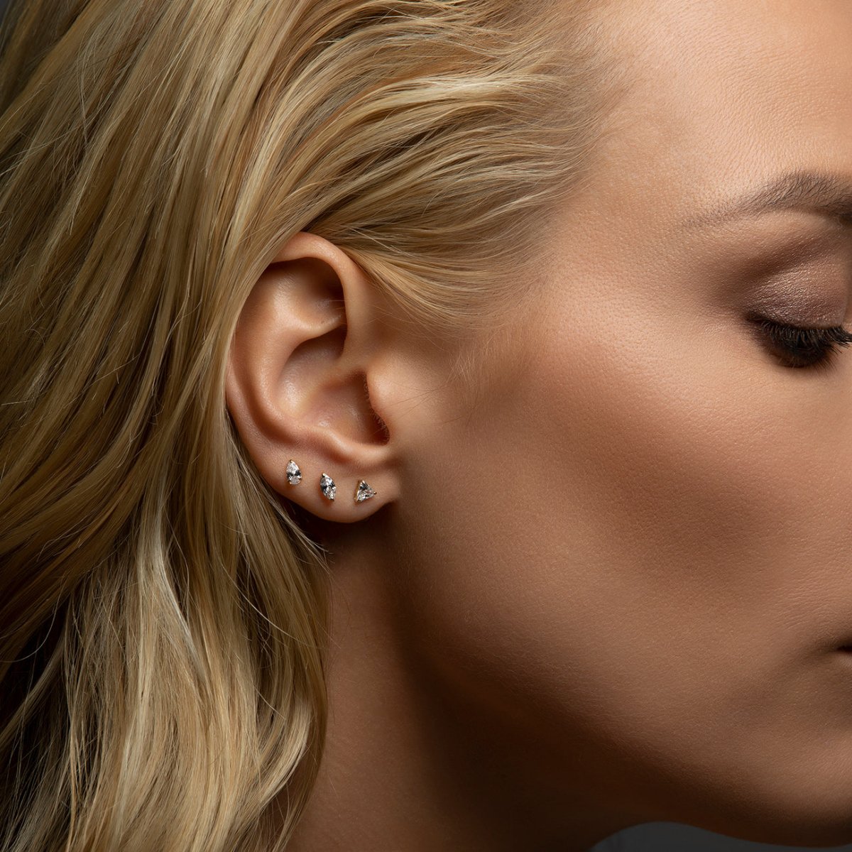 Marquise Stud Earrings