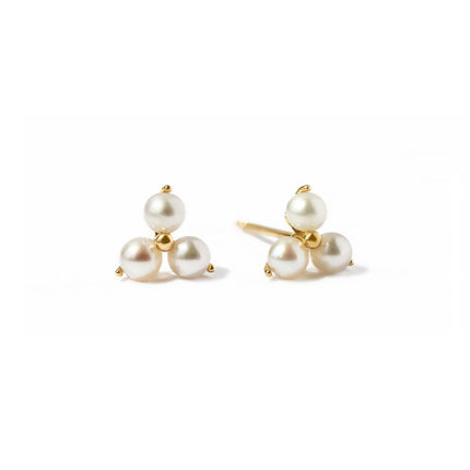 Pearl Trinity Studs