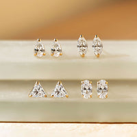 Marquise Stud Earrings