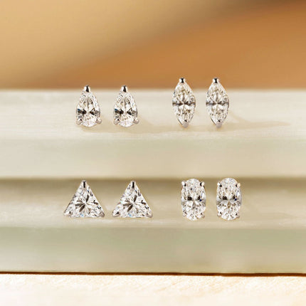 Tiny Pear Studs