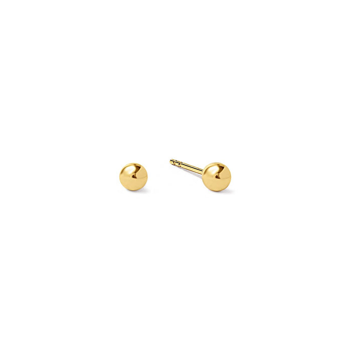 14K Gold Screw Back Earrings, Screwback Earrings | AMYO