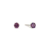 Birthstone Tiny Studs Alexandrite