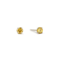 Birthstone Tiny Studs Citrine