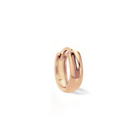 14K Rose Gold Boyfriend Huggie Earring