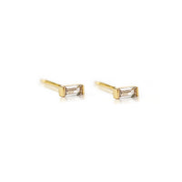 Tiny Baguette Studs