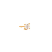 Princess Cut Single Stud