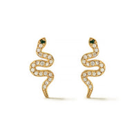 Snake Pavé Studs