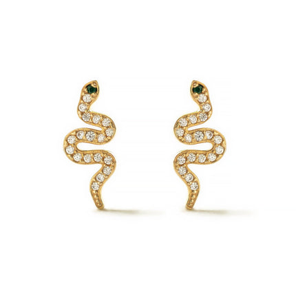 Snake Pavé Studs