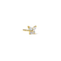 Tiny Crystal Butterfly Stud