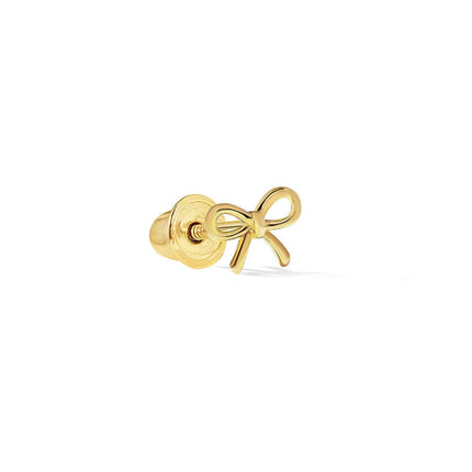 Tiny Bow Single Stud