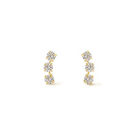 Curve Pave Bar Studs