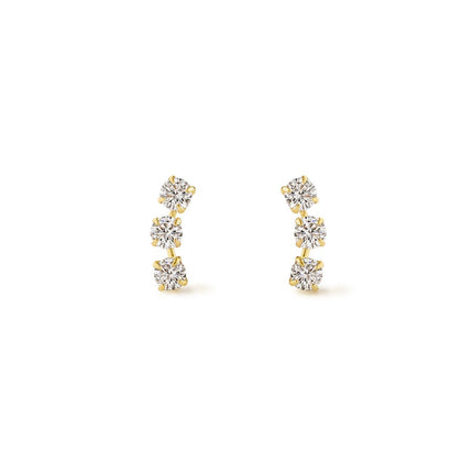 Curve Pave Bar Studs