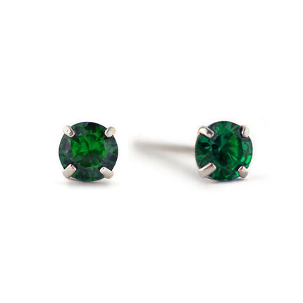 Birthstone Studs Emerald