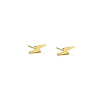 Tiny Lightning Bolt Studs