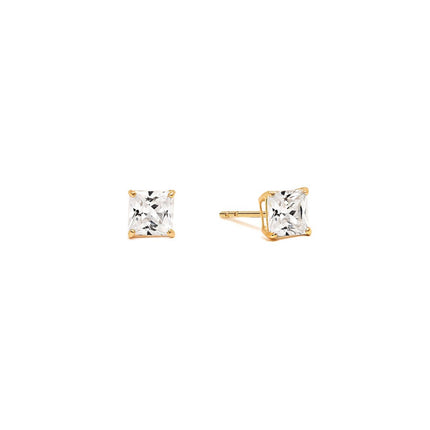 Princess Cut Studs