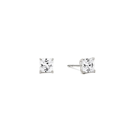 Princess Cut Studs