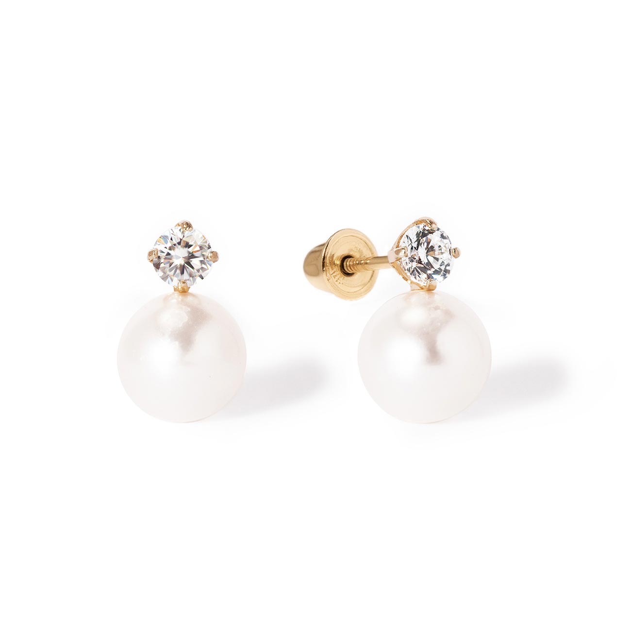 Pearl & Crystal Studs