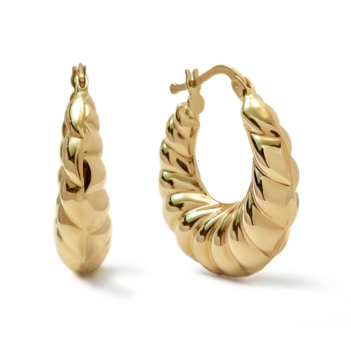 Croissant Bubble Hoops