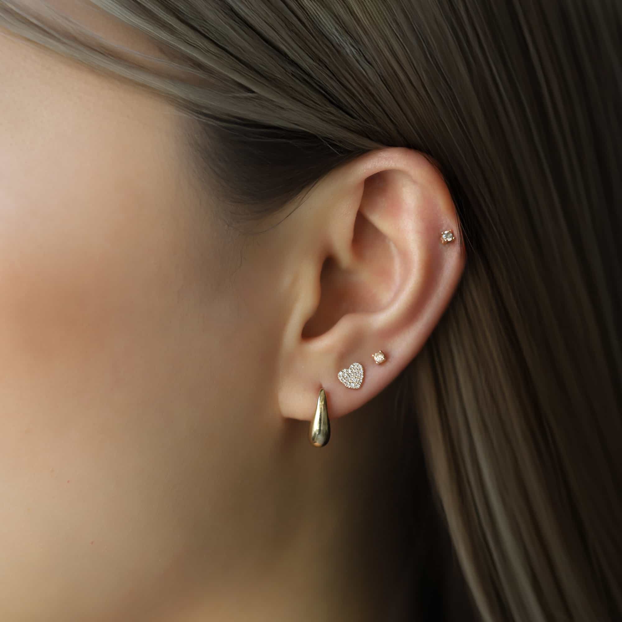 Dainty Waterdrop Stud Earrings