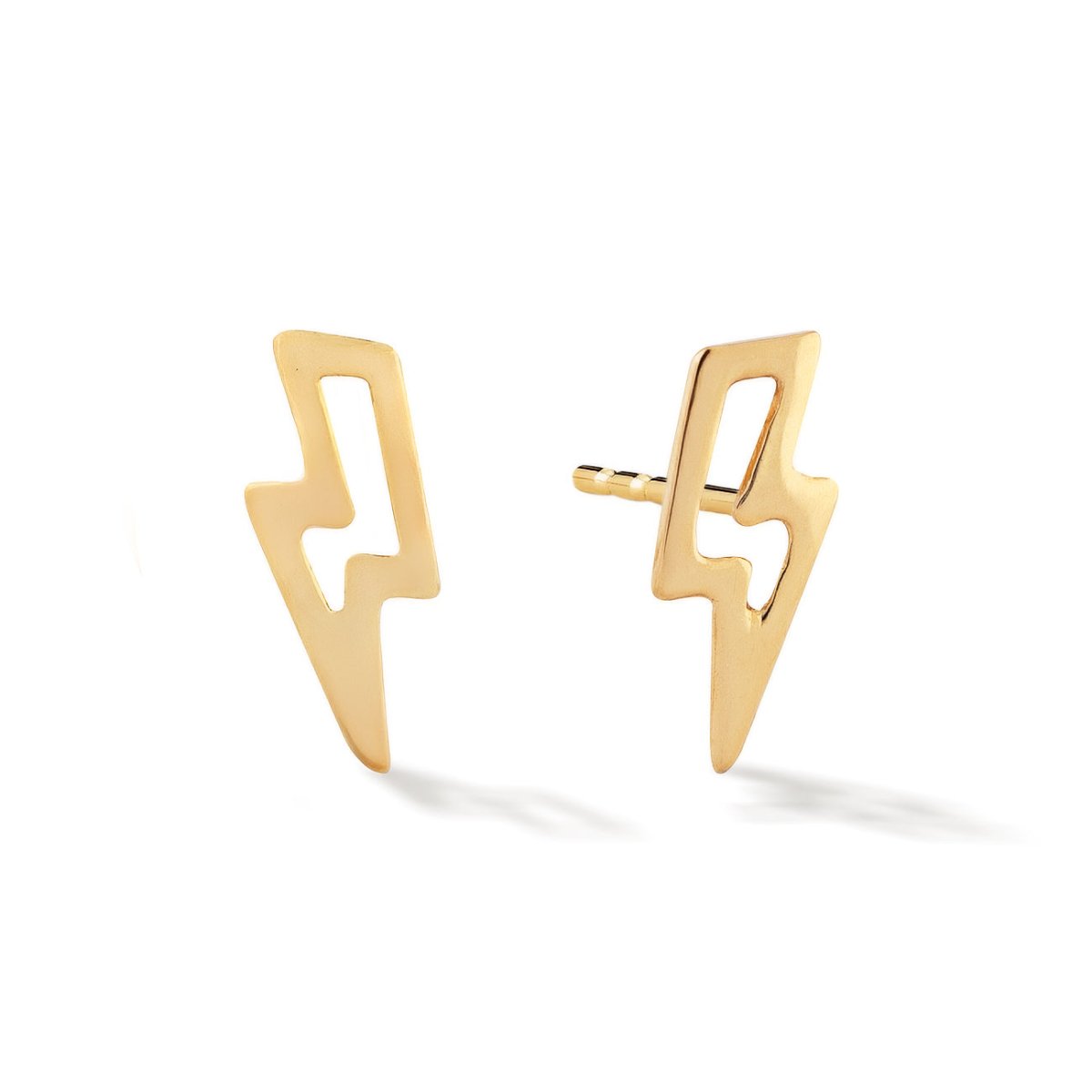 Lightning Bolt Stud Earrings