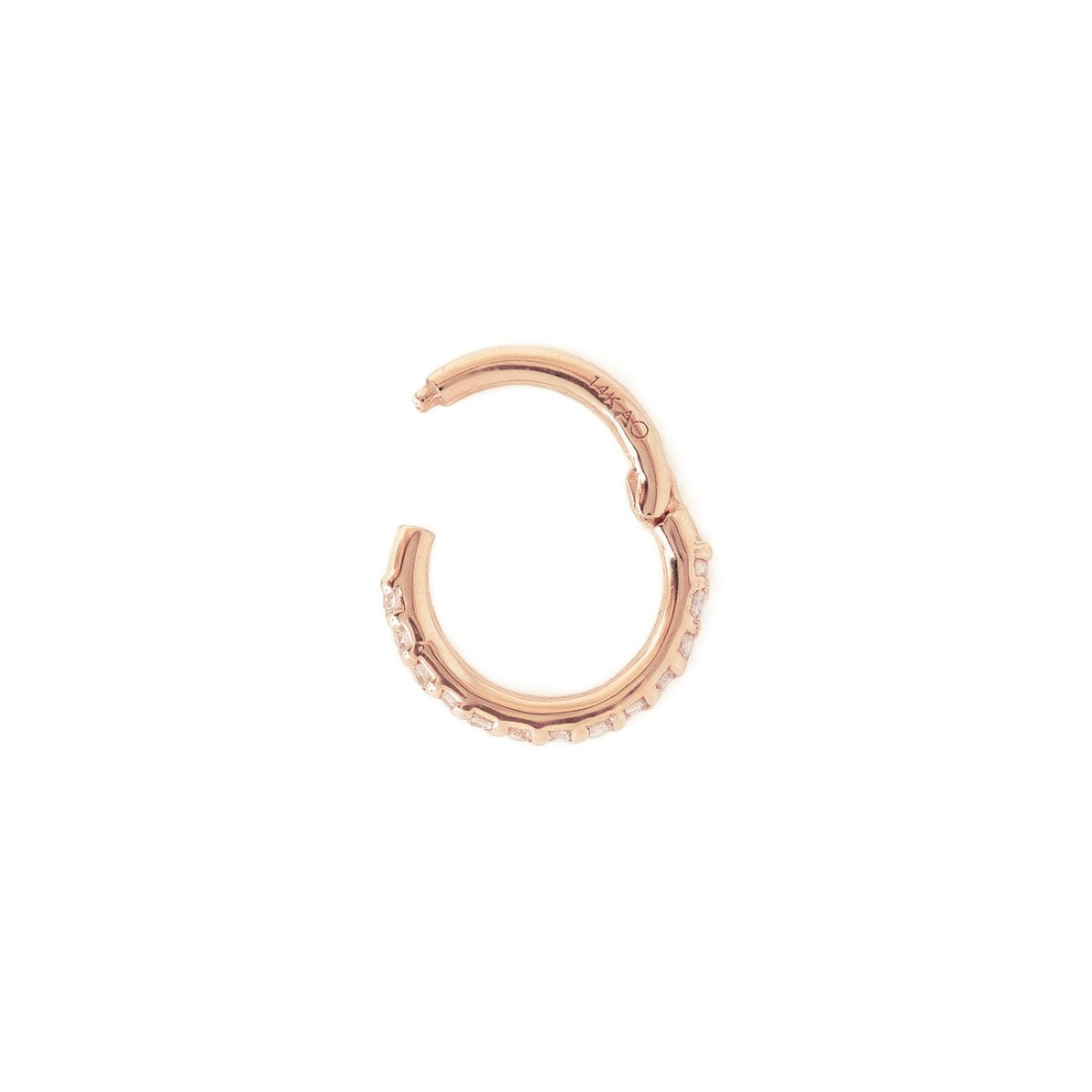 Cartilage Pavé Hoop Earring