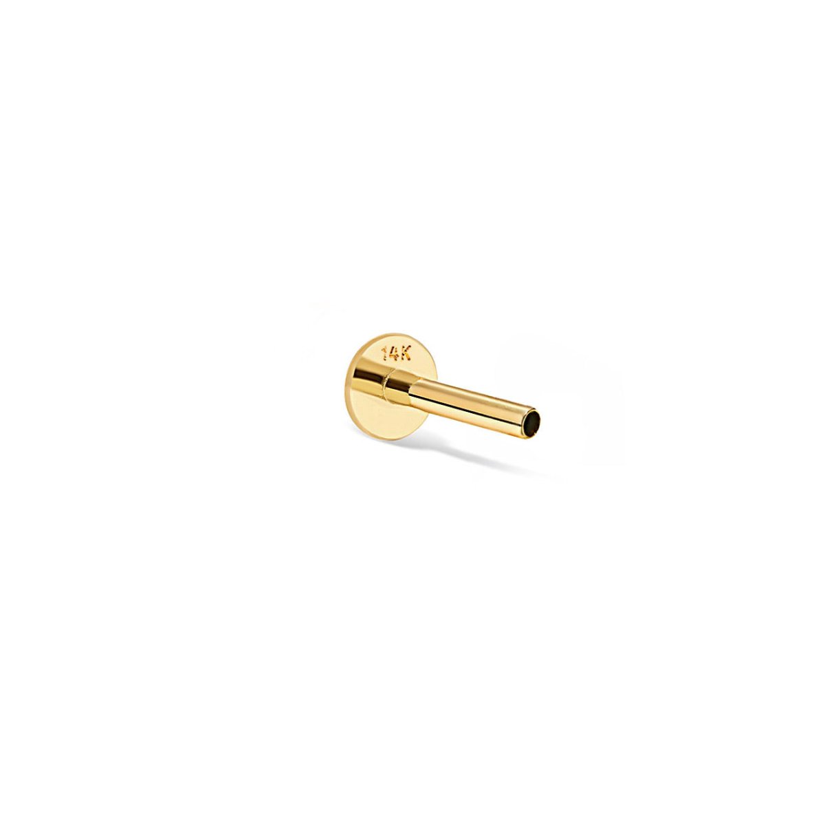 Threadless Push Backing Post 14K Gold