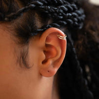Double Hoop Cartilage Earring