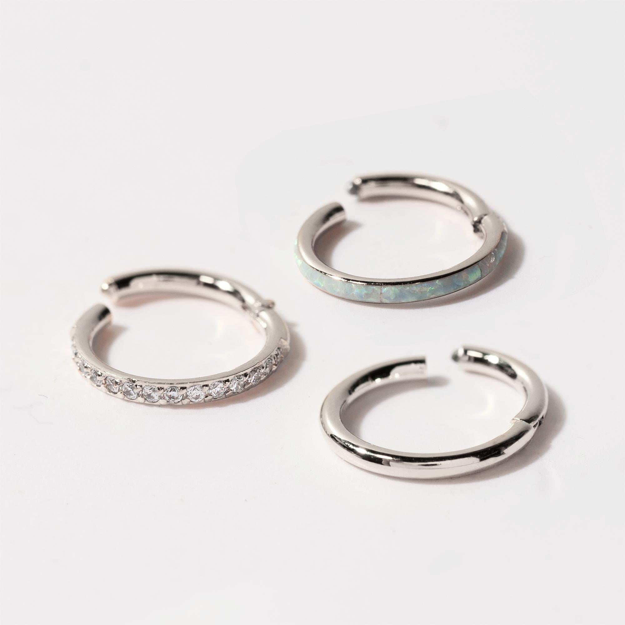 Cartilage Pavé Hoop Earring