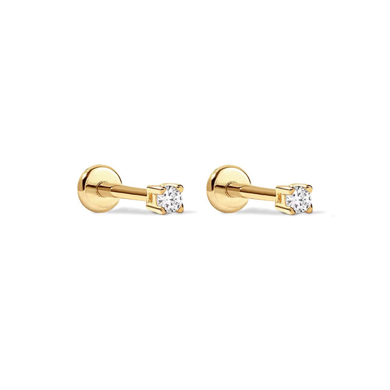 Tiny Crystal Flat Back Studs