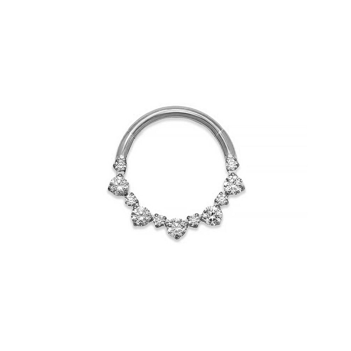 Crystal Pavé Seamless Hoop