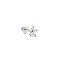 Crystal Flower Flat Back Stud