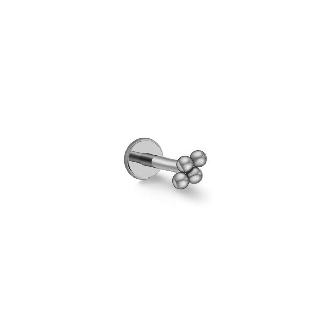 Tiny Quad Beaded Flat Back Stud