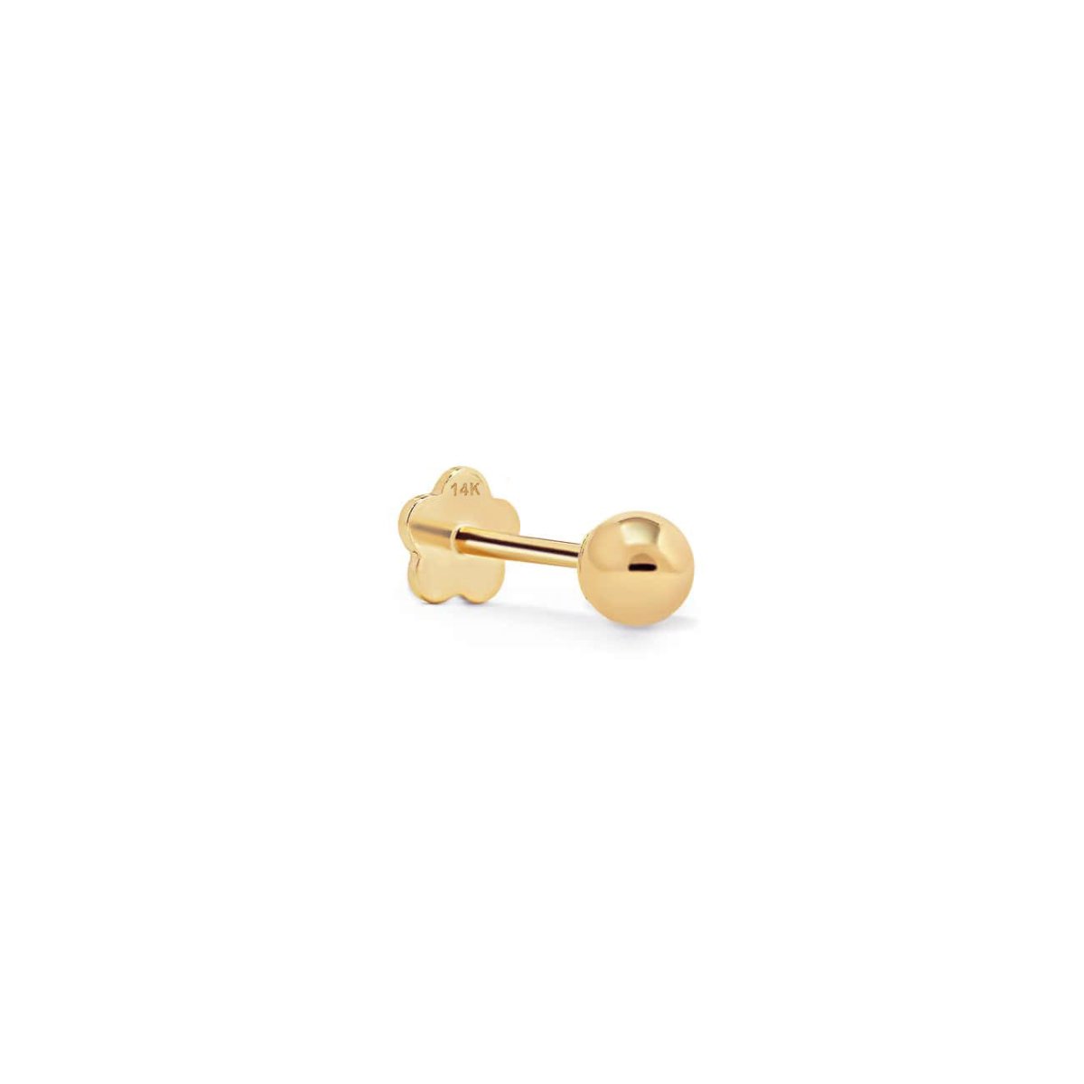 Tiny Sphere Flat Back Stud