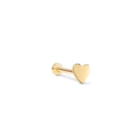 Mini Heart Flat Back Stud