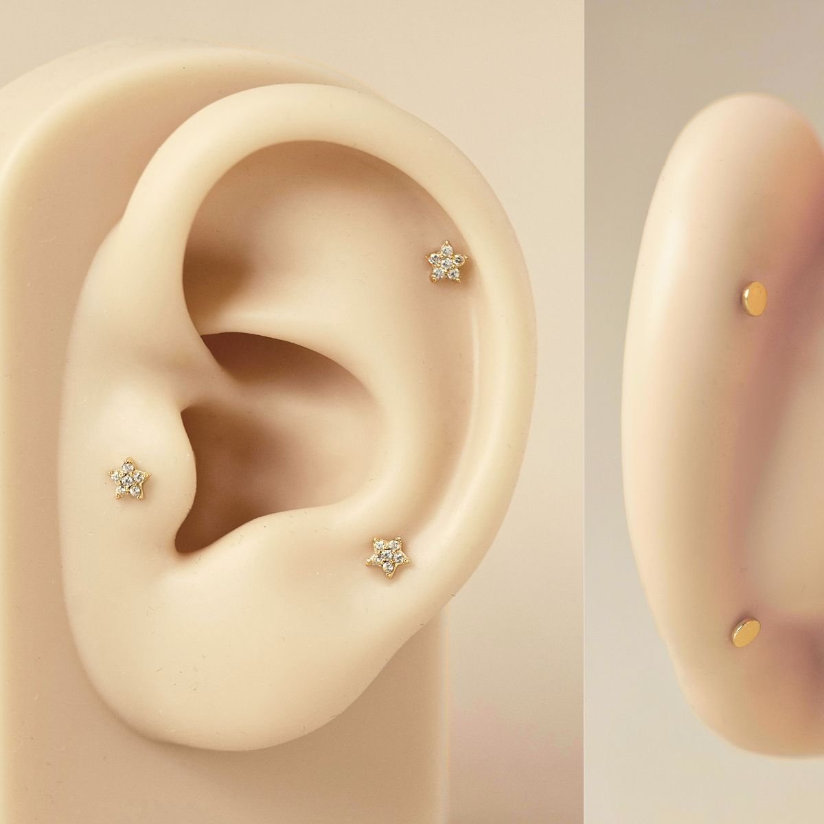 micro-pave-star-flat-back-stud-14k-gold, cartilage earring size chart