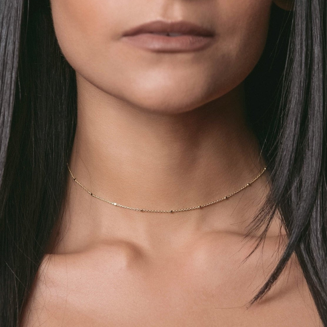 Oli Classic Bead Choker, Necklaces - AMY O. Jewelry
