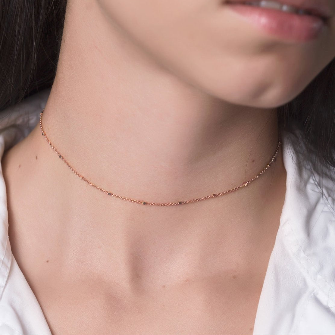 Oli Dainty Bead Choker