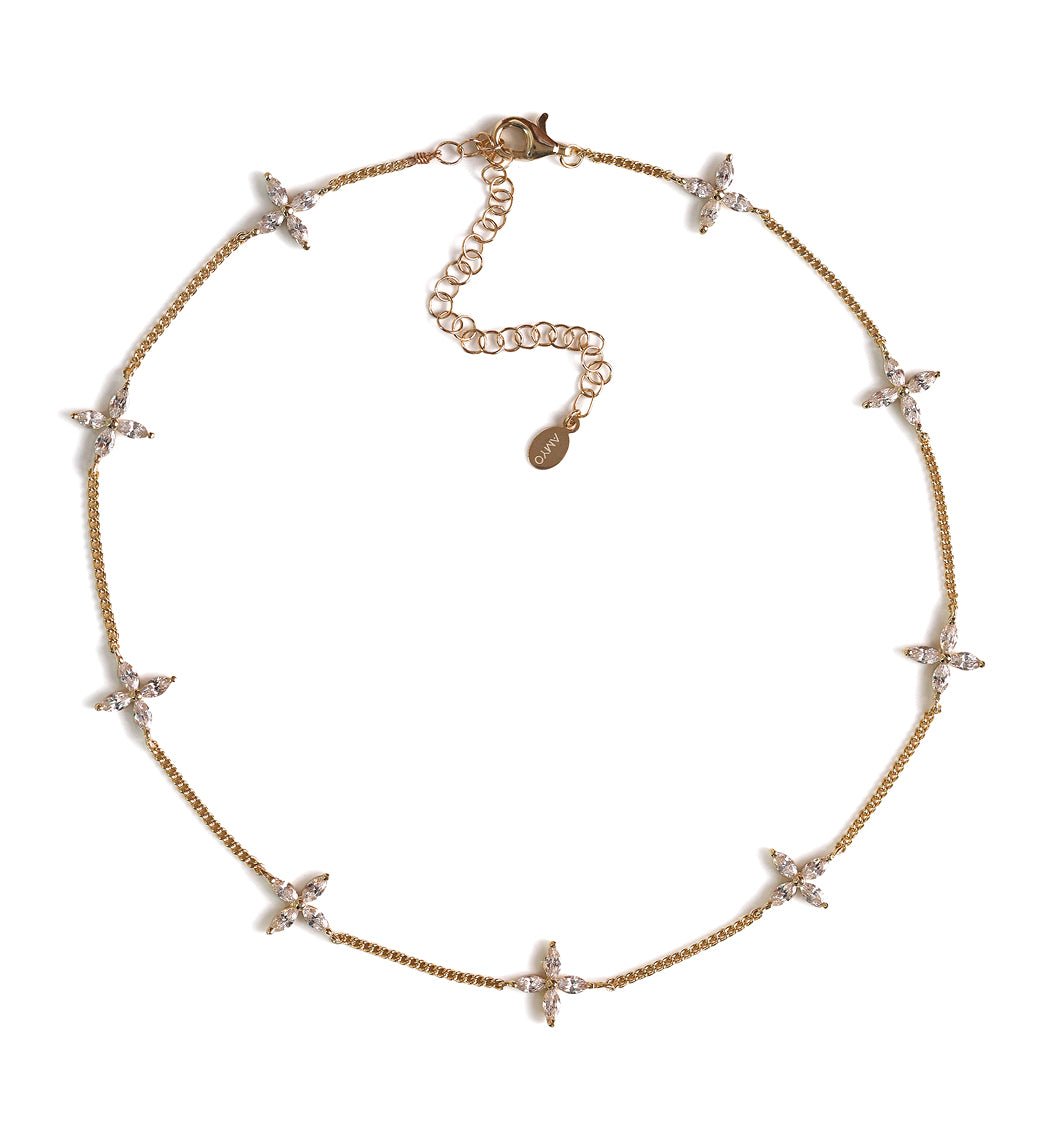 Esme Fleur Choker Necklace, Necklaces - AMY O. Jewelry