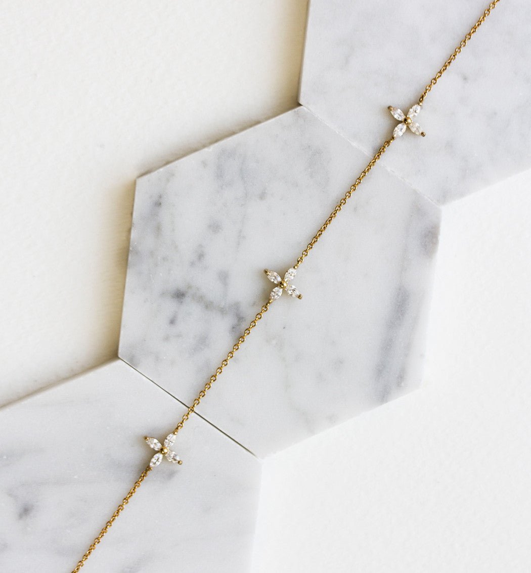 Esme Fleur Choker Necklace, Necklaces - AMY O. Jewelry