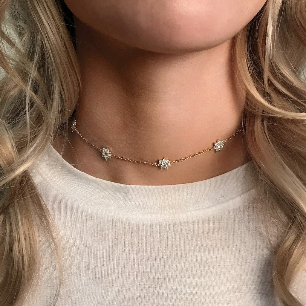 Esme Crystal Choker, Necklaces - AMY O. Jewelry