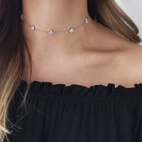 Esme Fleur Choker Necklace, Necklaces - AMY O. Jewelry