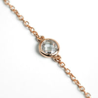 Sienna Dainty Crystal Choker, Necklaces - AMY O. Jewelry