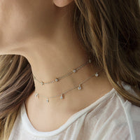 Sienna Dangle Choker, Necklaces - AMY O. Jewelry