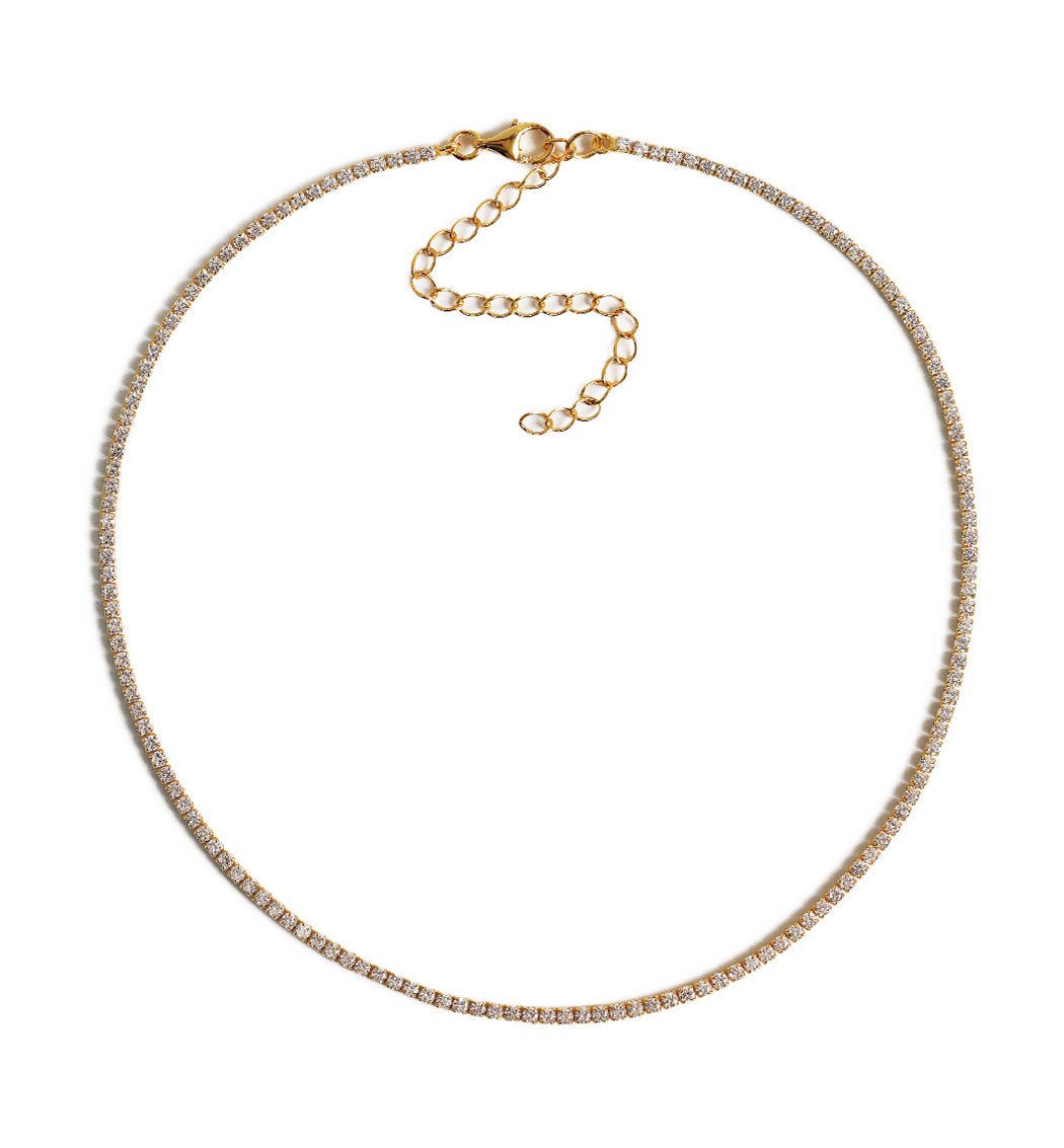 Tory Classic Crystal Choker, Necklaces - AMY O. Jewelry