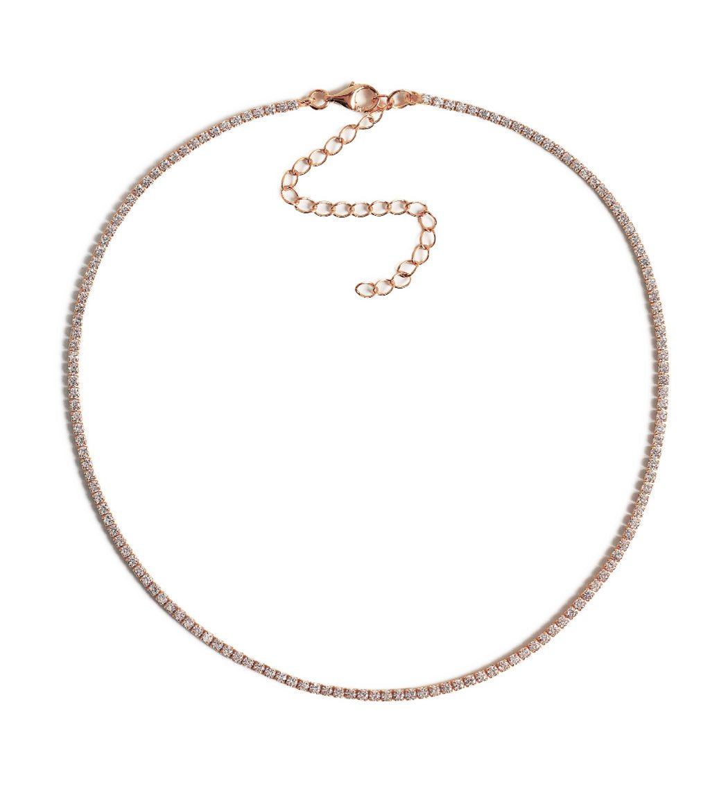 Tory Classic Crystal Choker, Necklaces - AMY O. Jewelry