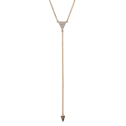 Delta Lariat Necklace