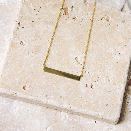 Dainty Bar Necklace